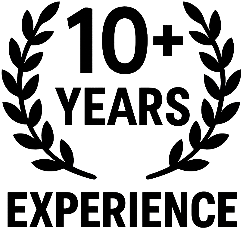 10+ Years of Experience